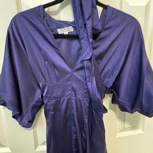 Navy/Indigo Satin Romper
